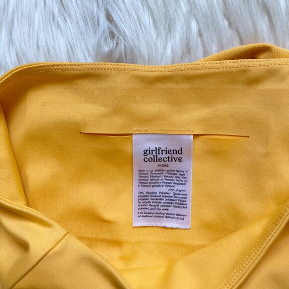 Girlfriend Collective Yellow Golden Glow Compressive High Waist Leggings - Picture 6 of 8